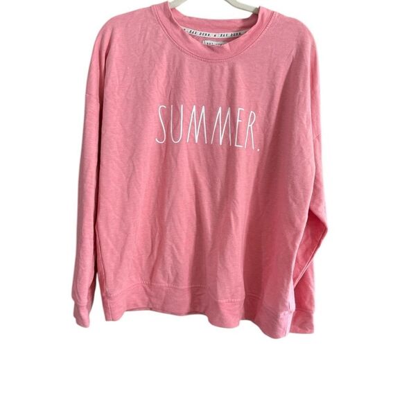 Rae Dunn Pink 'Summer' Sweatshirt - Picture 3 of 10